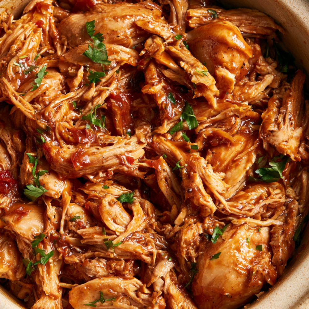 Crockpot Shredded Bbq Chicken-slow cooker