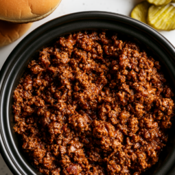 Crockpot Sloppy Joes Family Dinner
