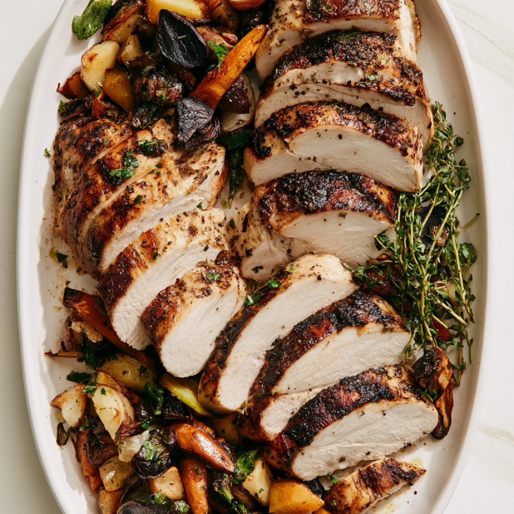 Crockpot Turkey Breast -serving