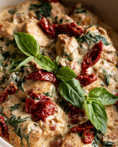 Crockpot Tuscan Chicken