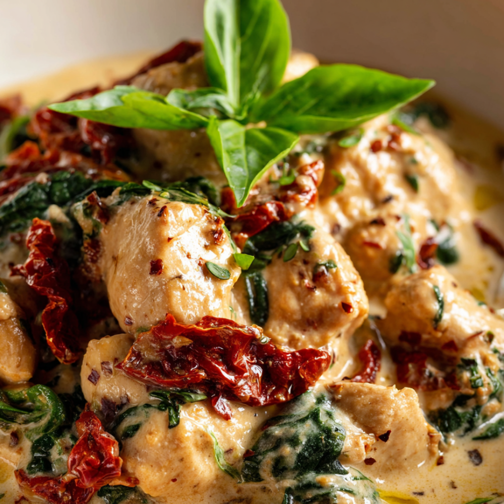 Crockpot Tuscan Chicken