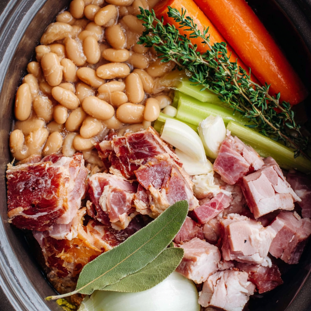 Ham And Bean Soup Recipes Crockpot-ingredients