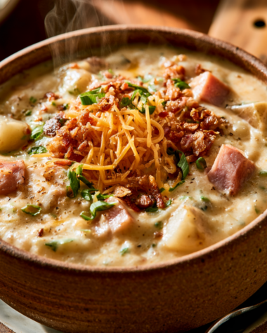 Ham and Potato Soup Recipe -bowl