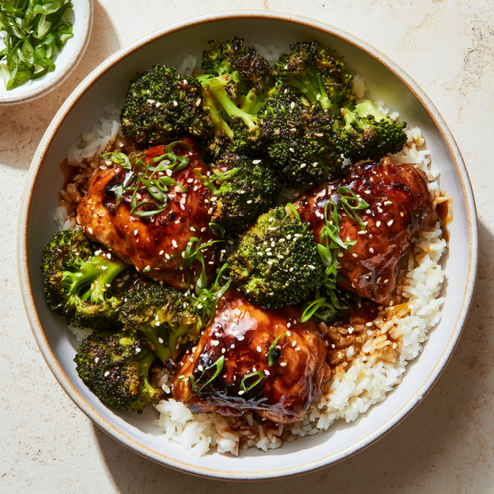 Honey Garlic Chicken with Broccoli