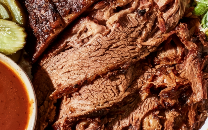 Meal PrCrockpot Brisket Plated