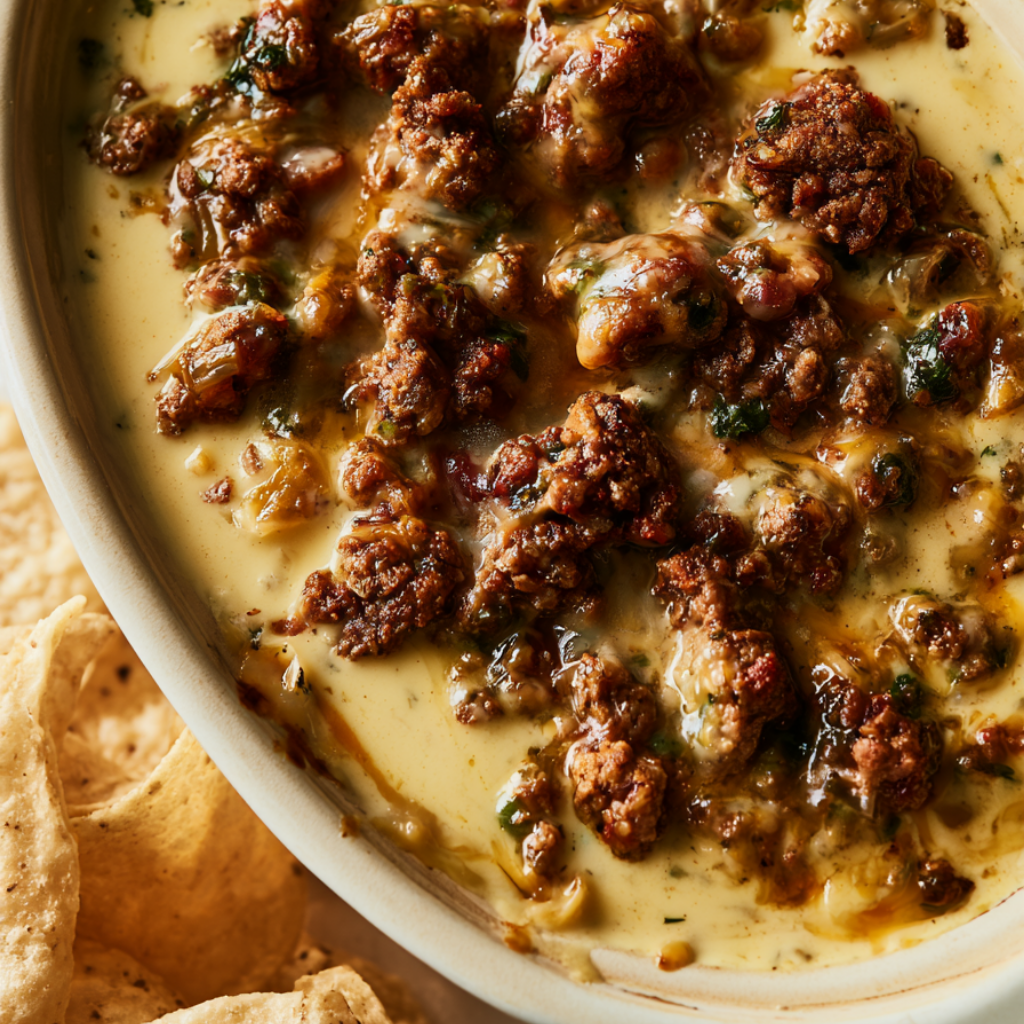 Rotel Dip with Ground Beef