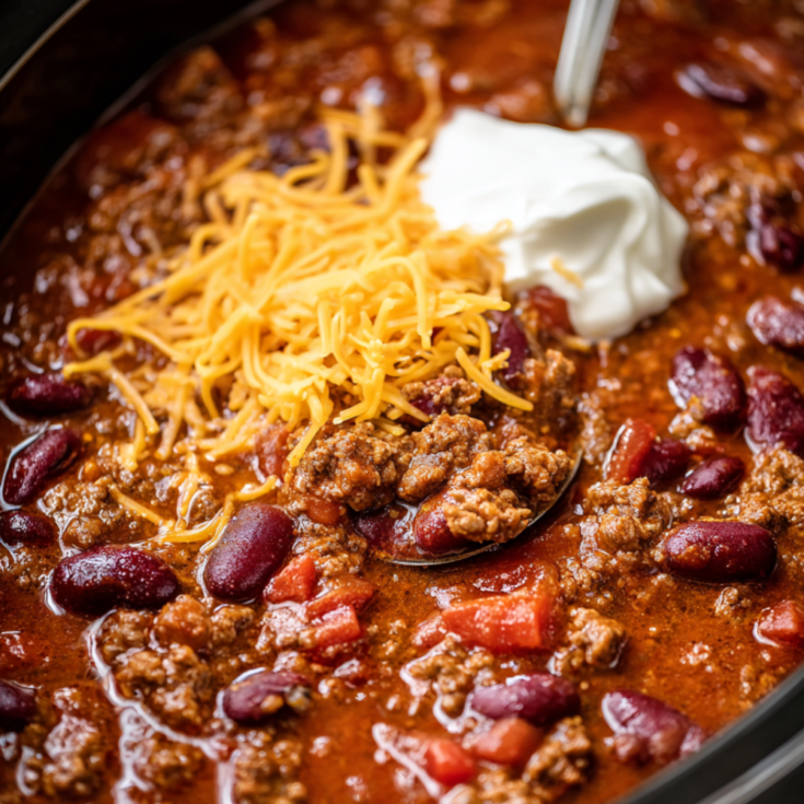 crockpot beef chili recipe
