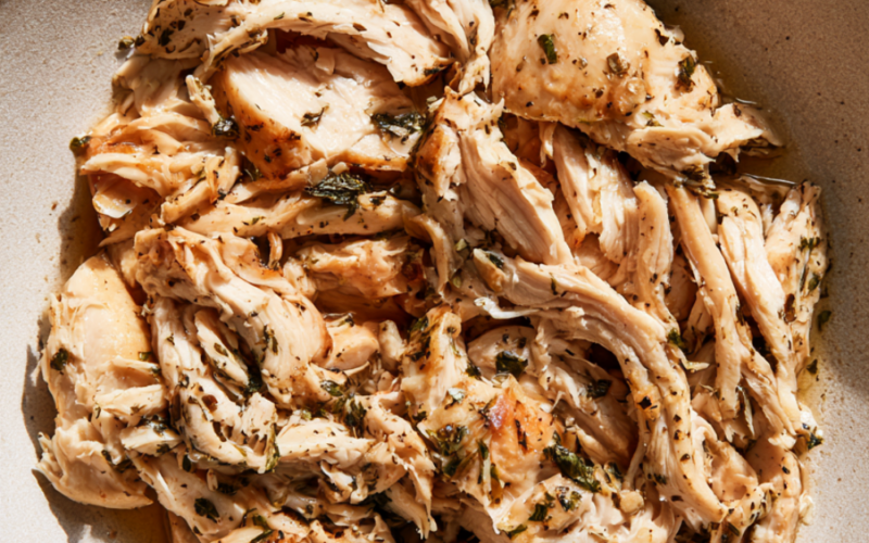 crockpot shredded chicken - versatile recipe