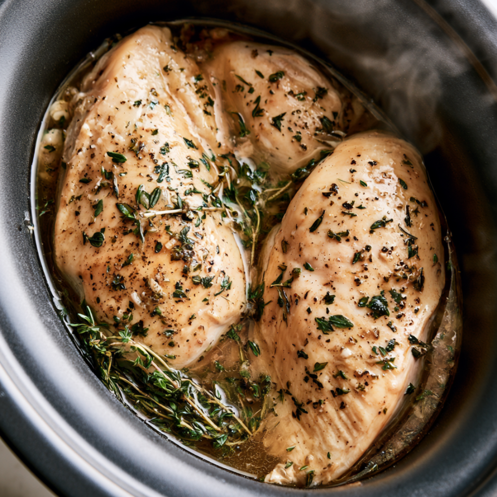 crockpot shredded chicken