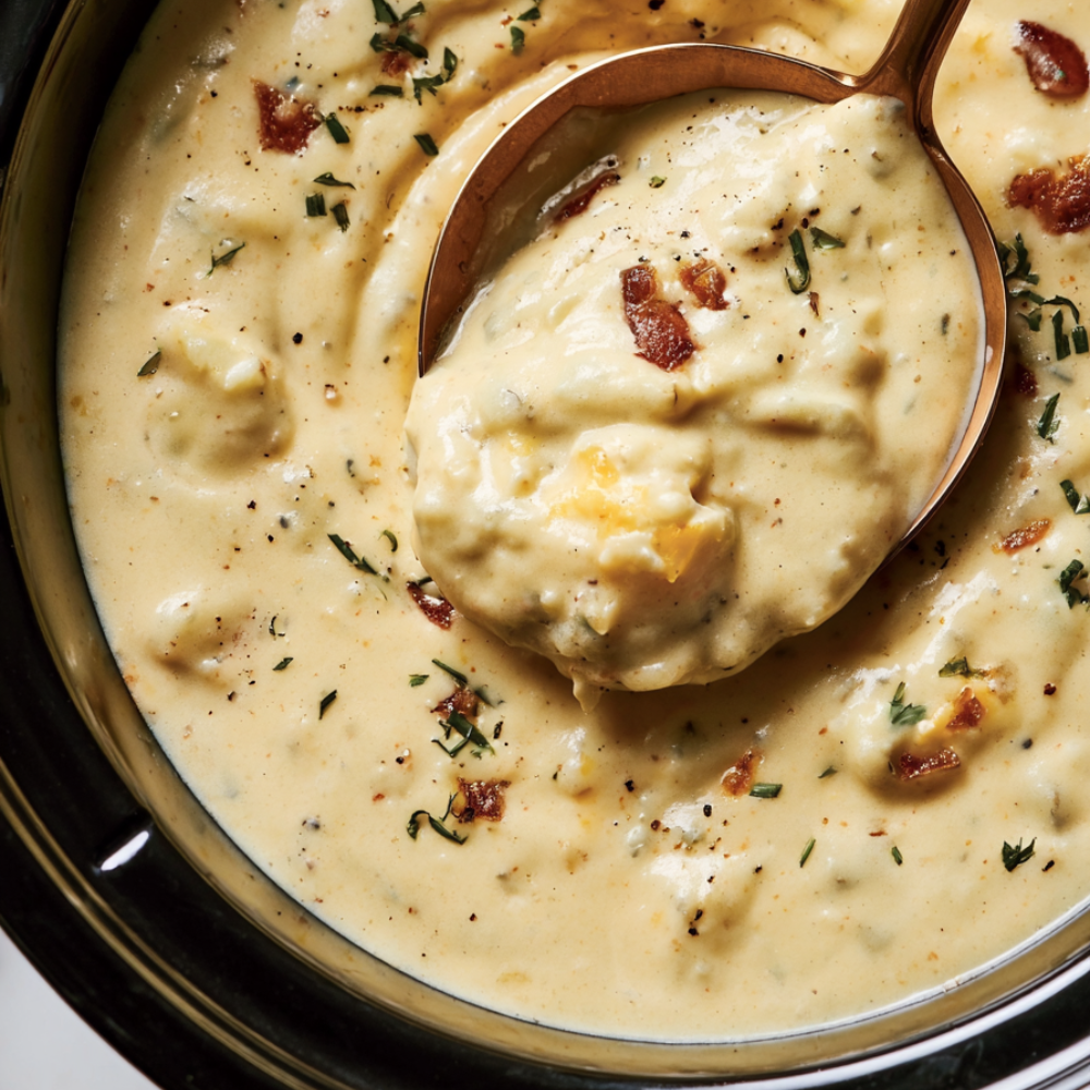 loaded potato soup crockpot