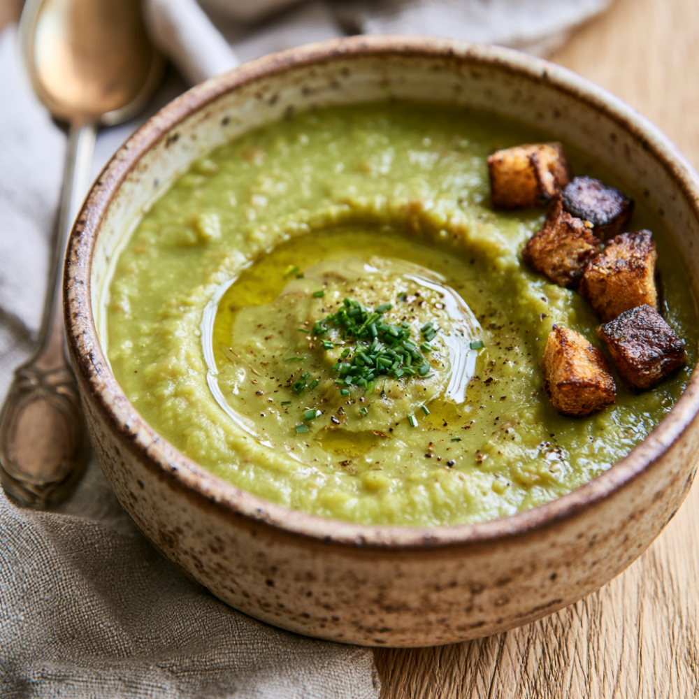 split pea soup crockpot-vegetarian